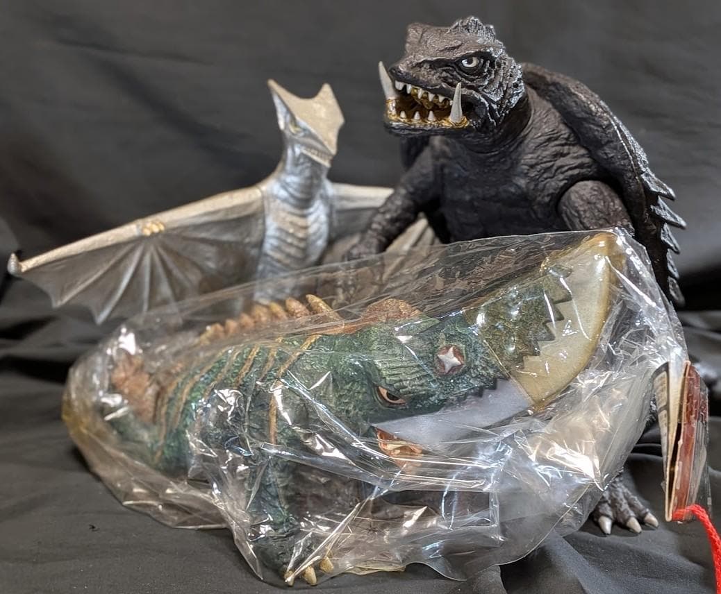 昭和ガメラ＆ギロン未開封＋宇宙ギャオス（ロケット・エクスプラス）３体セット