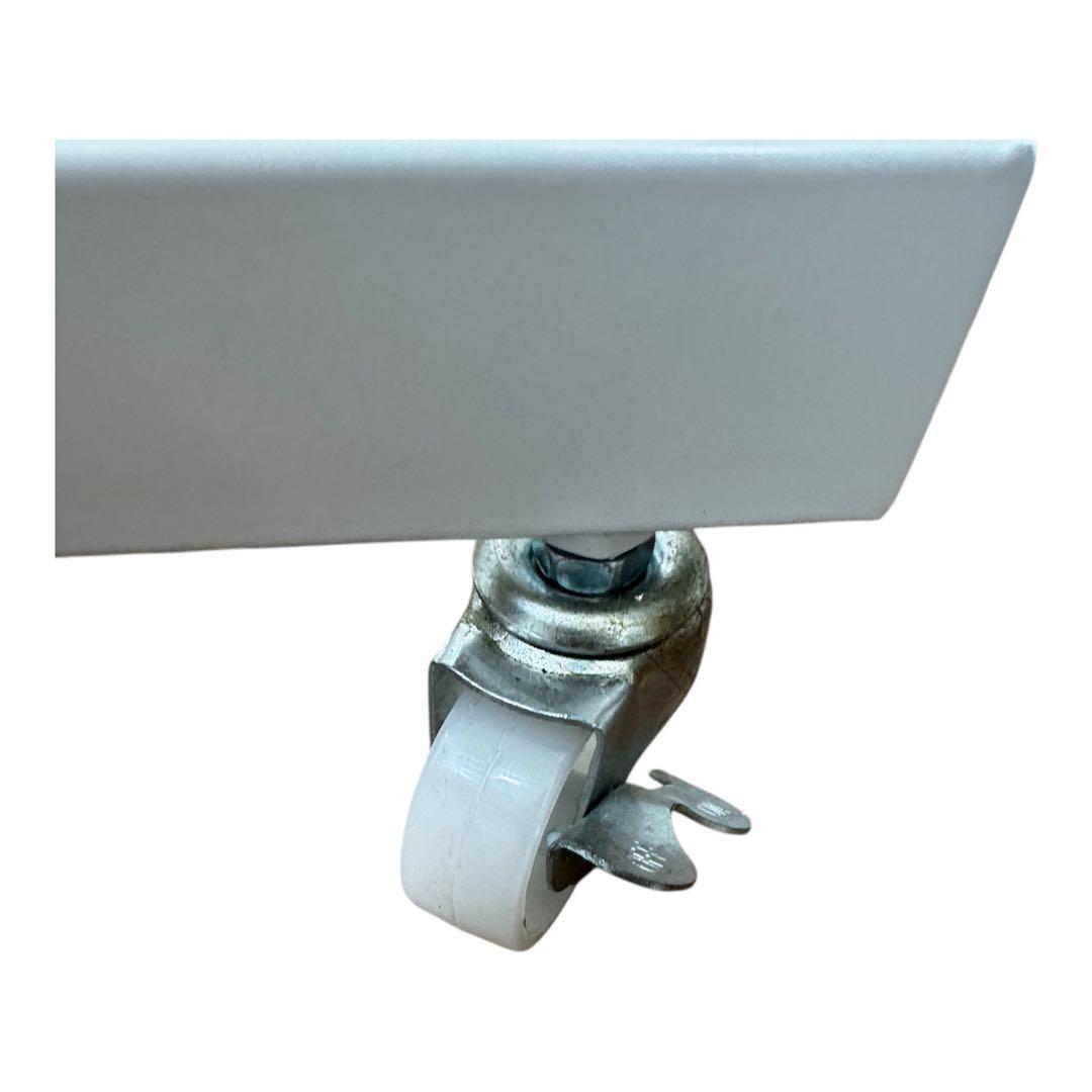 卍4段回転小物掛け　回転式ディスプレイ什器 4段 高さ調整可 キャスター付