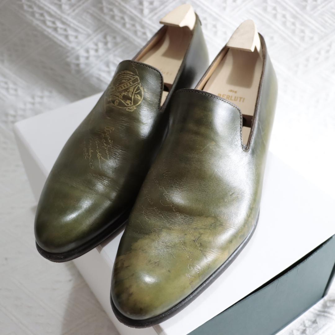 近年モデル　ベルルッティ カーシヴ ガレ　レザーシューズ　革靴　ドレスシューズ