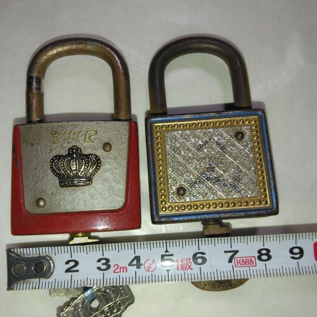 レトロ南京錠セット 　中古品
