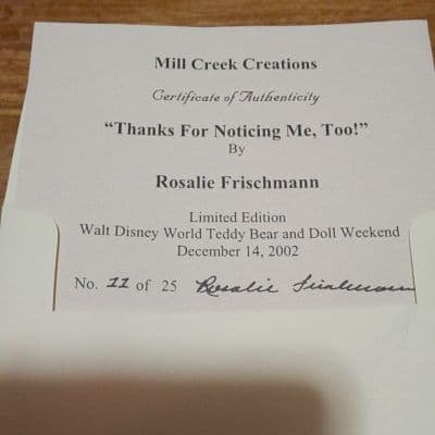 ロザリーフィッシュマンさんのベア