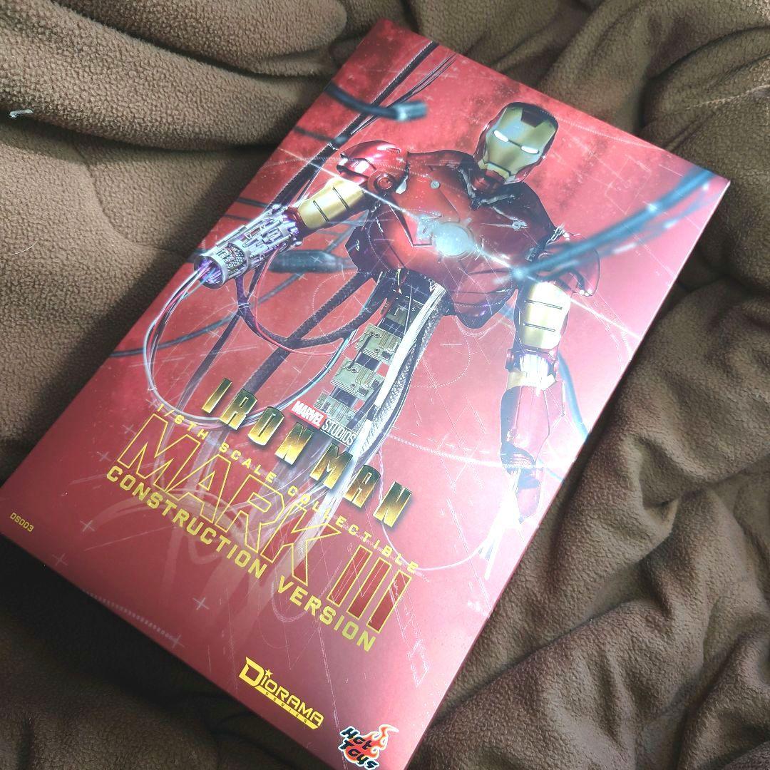 ホットトイズ★未使用品アイアンマンマーク3コンストラクション再販フィギュア送料込