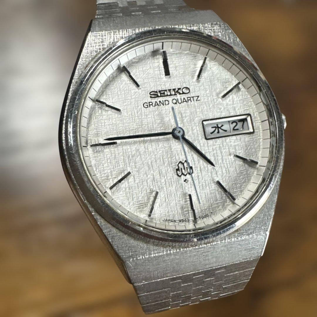 ④SEIKO GRAND QUARTZ 腕時計