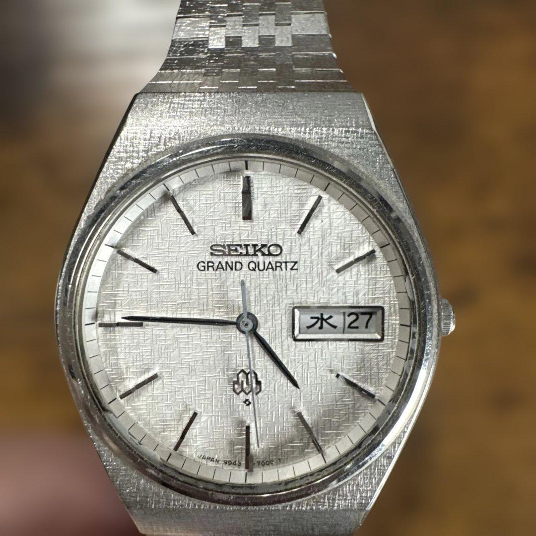 ④SEIKO GRAND QUARTZ 腕時計