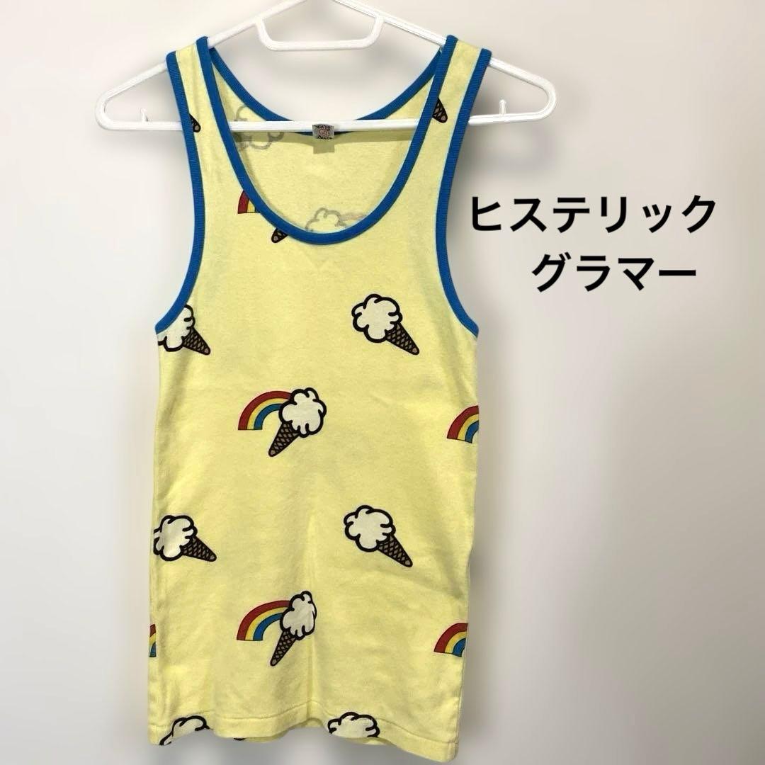 ヒステリックグラマー　初期タグ　レア　アイス柄 タンクトップ　Y2K