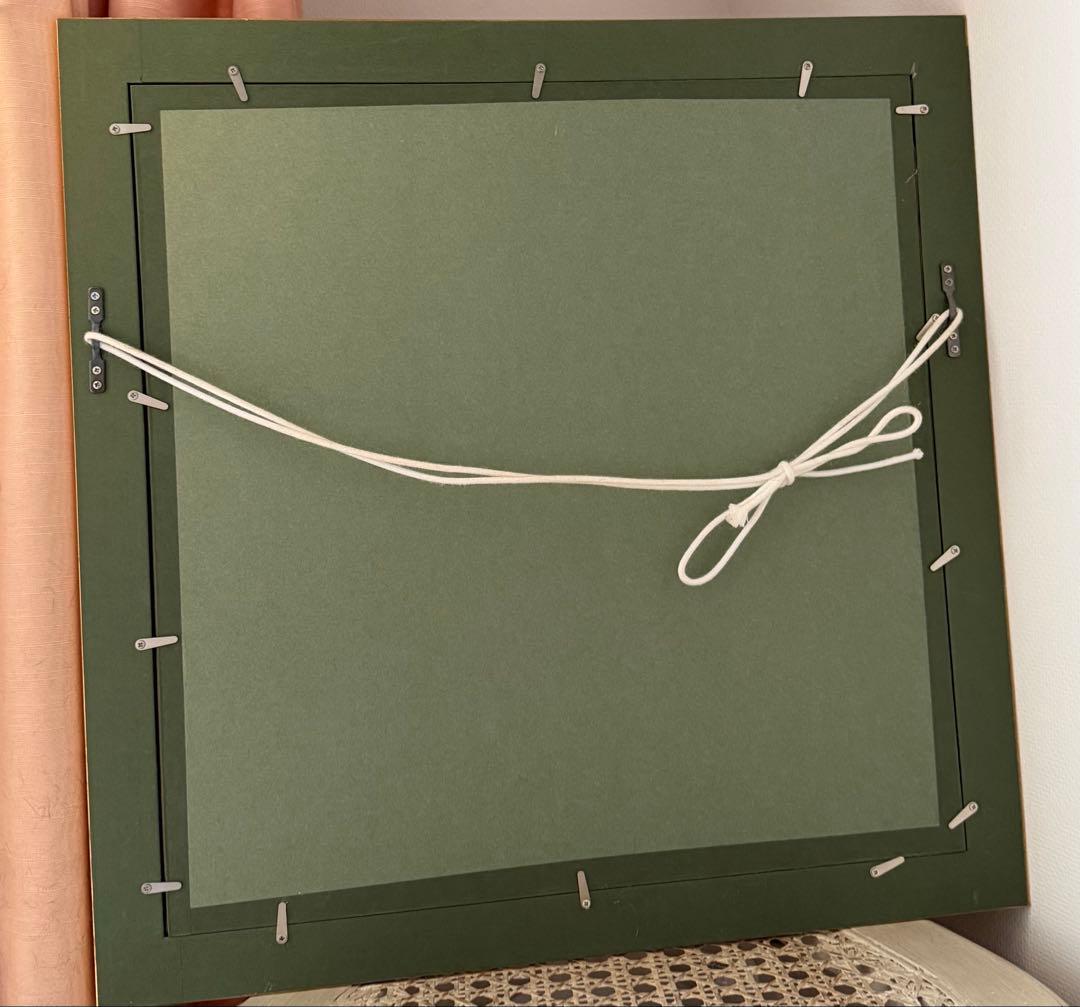 エルメス スカーフ ねこ　額装