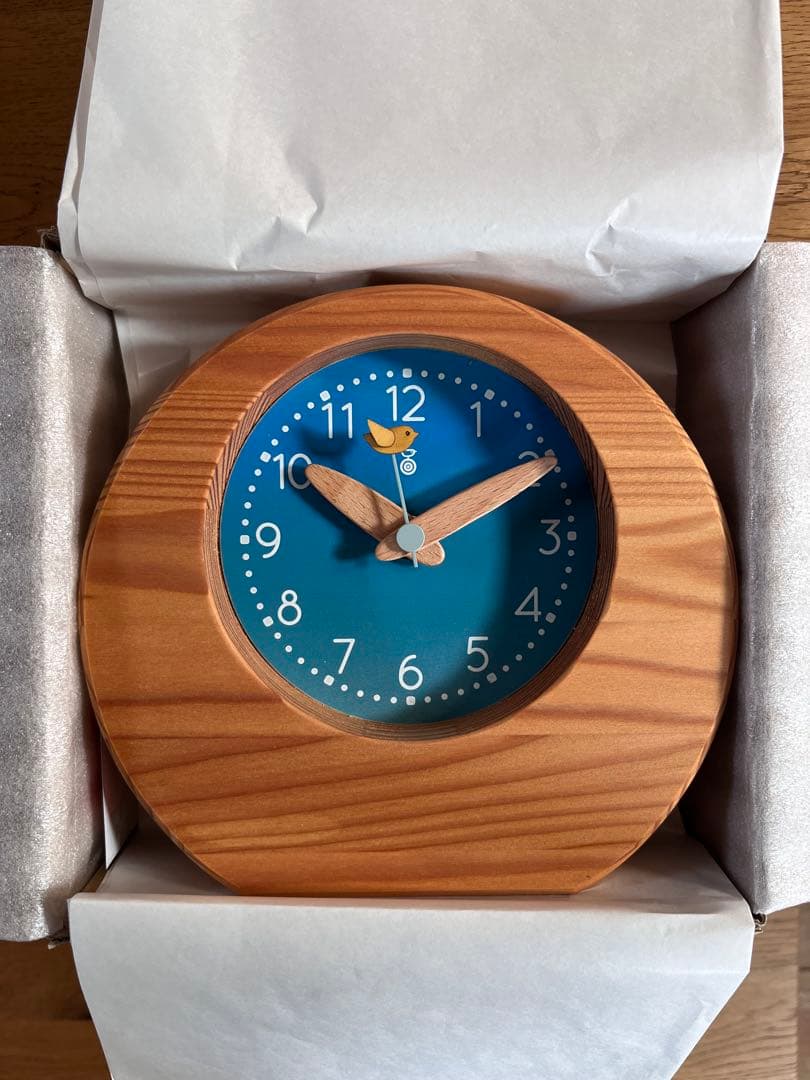 【てんてん】KICORI 空の置時計 キコリ 手作り時計工房