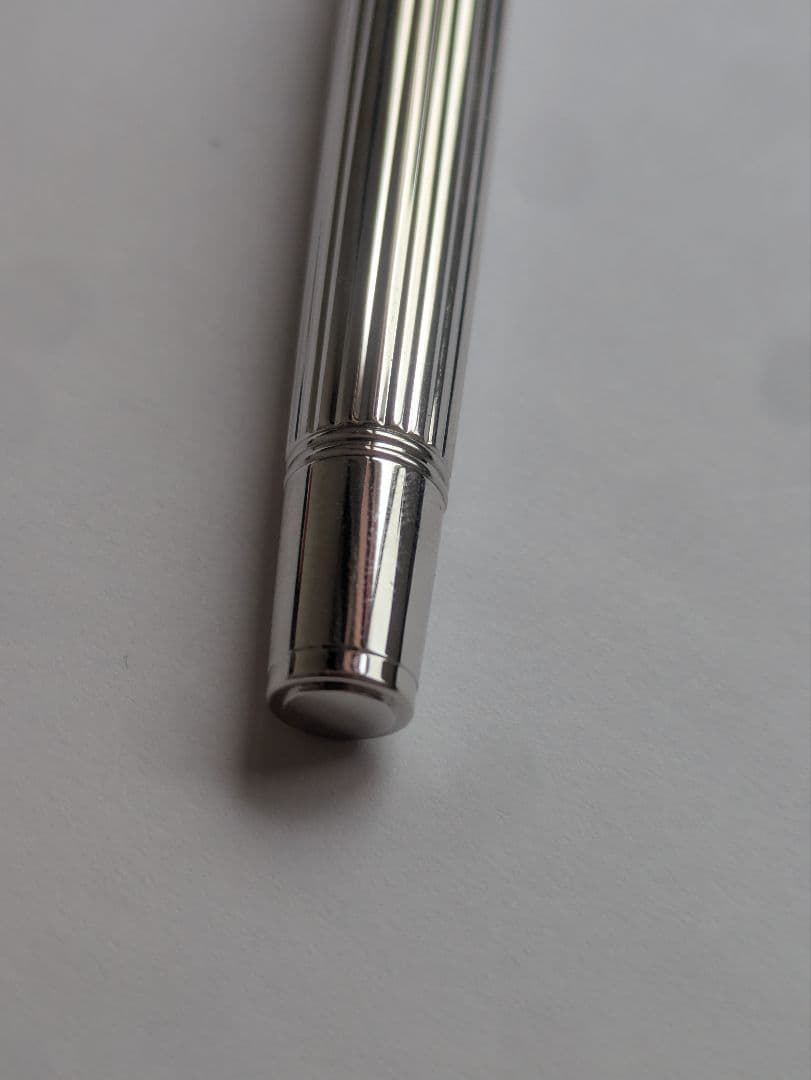 パイロット　グランセ　ロジウム＆マーブル　万年筆　細字　ブルー