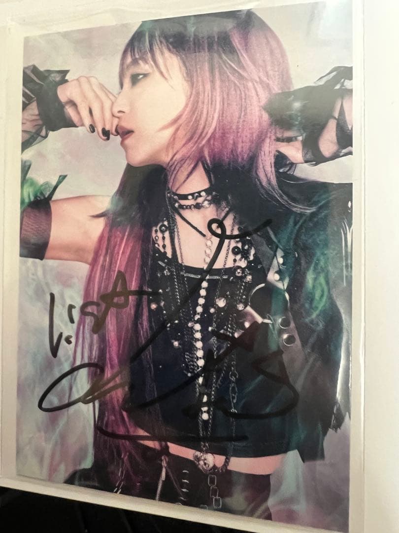 LiSA RiP SERViCE 直筆サイン　トレーディングカード