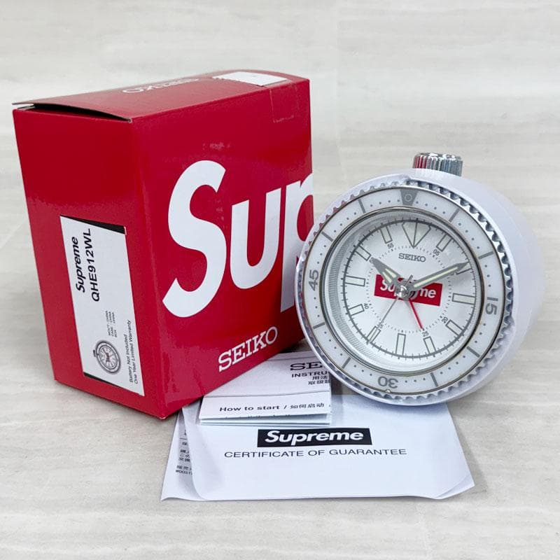 Supreme×Seiko　25SS マイ アラーム クロック　目覚まし時計