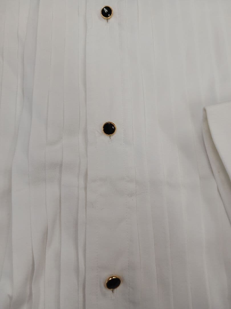 ブルックスブラザーズタキシードシャツ用　黒オニキスフォーマルセット