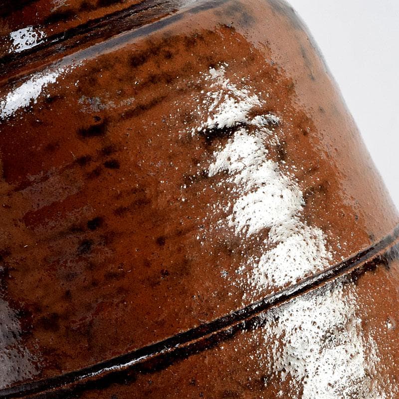 茶道具　瑞光窯造　佐々木八十二作　筒井写　瀬戸茶入　仕覆付　共箱　C　8909