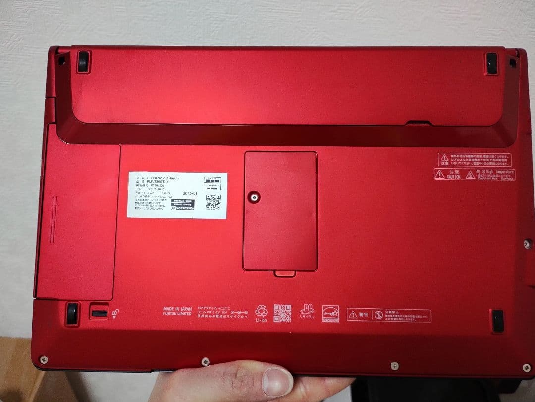 LIFEBOOK SH90/T FMVS90TRD1 レッド