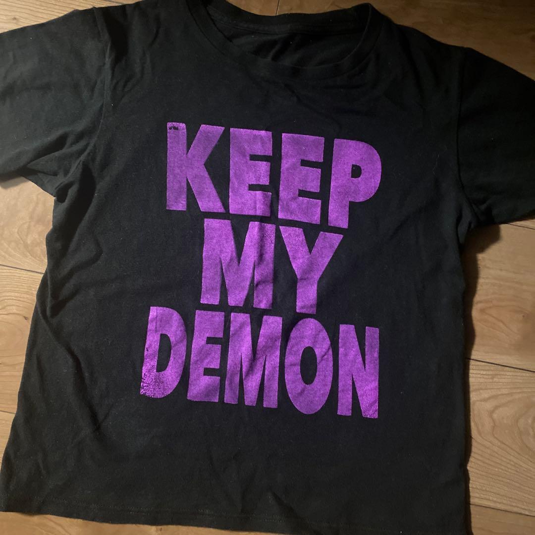 KEEP MY DEMON 半袖Tシャツ 黒