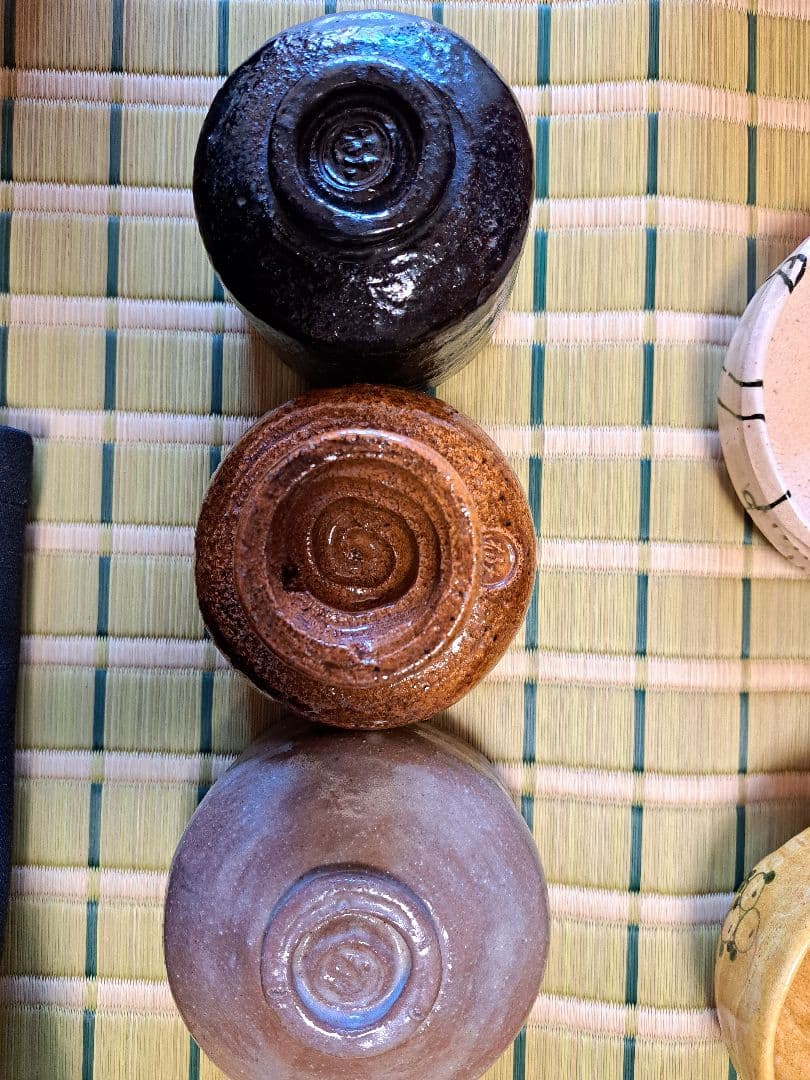 九代大樋長左衛門　12ヶ月茶碗　12客