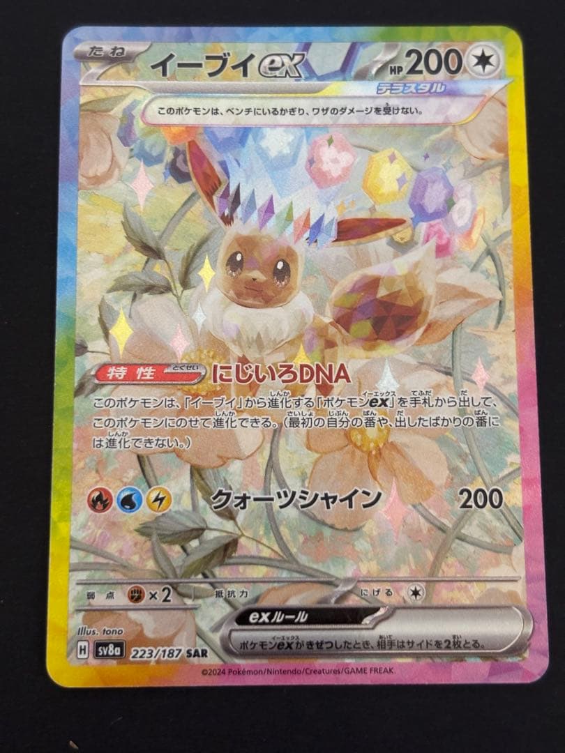 テラスタルフェス ブイズ sar 7枚セット