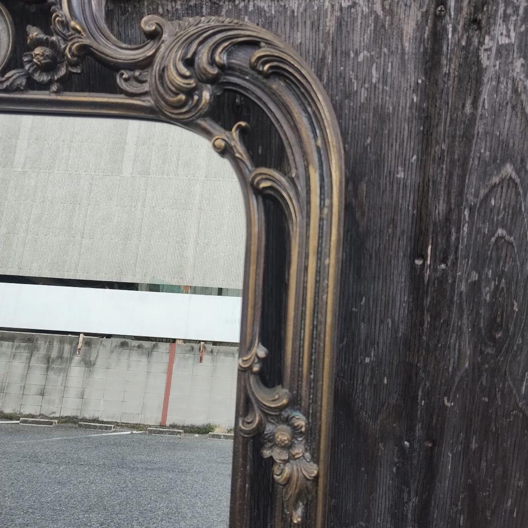 バロック様式 古い大きな鏡
