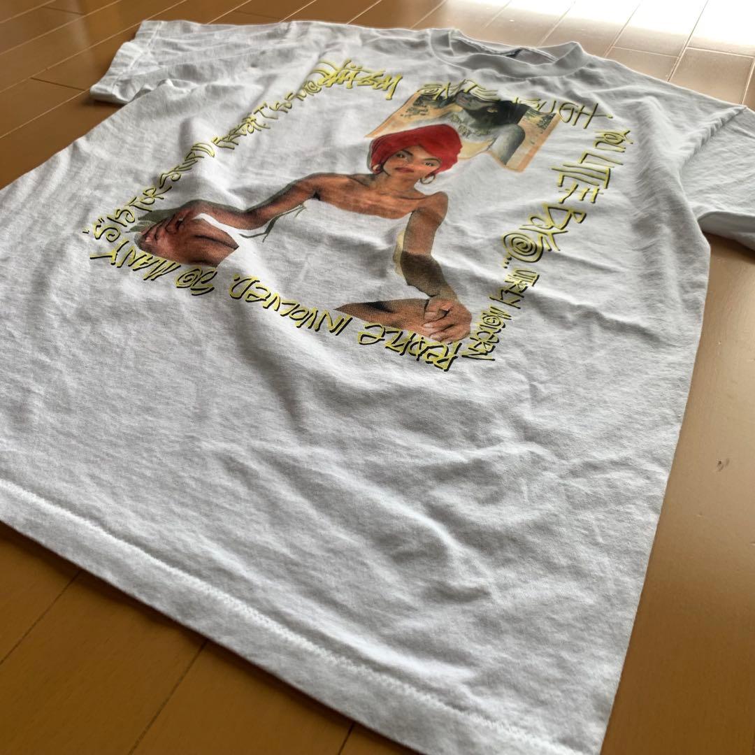 希少◎STUSSY SADE コラボTシャツ 白 L シャーデー USA製