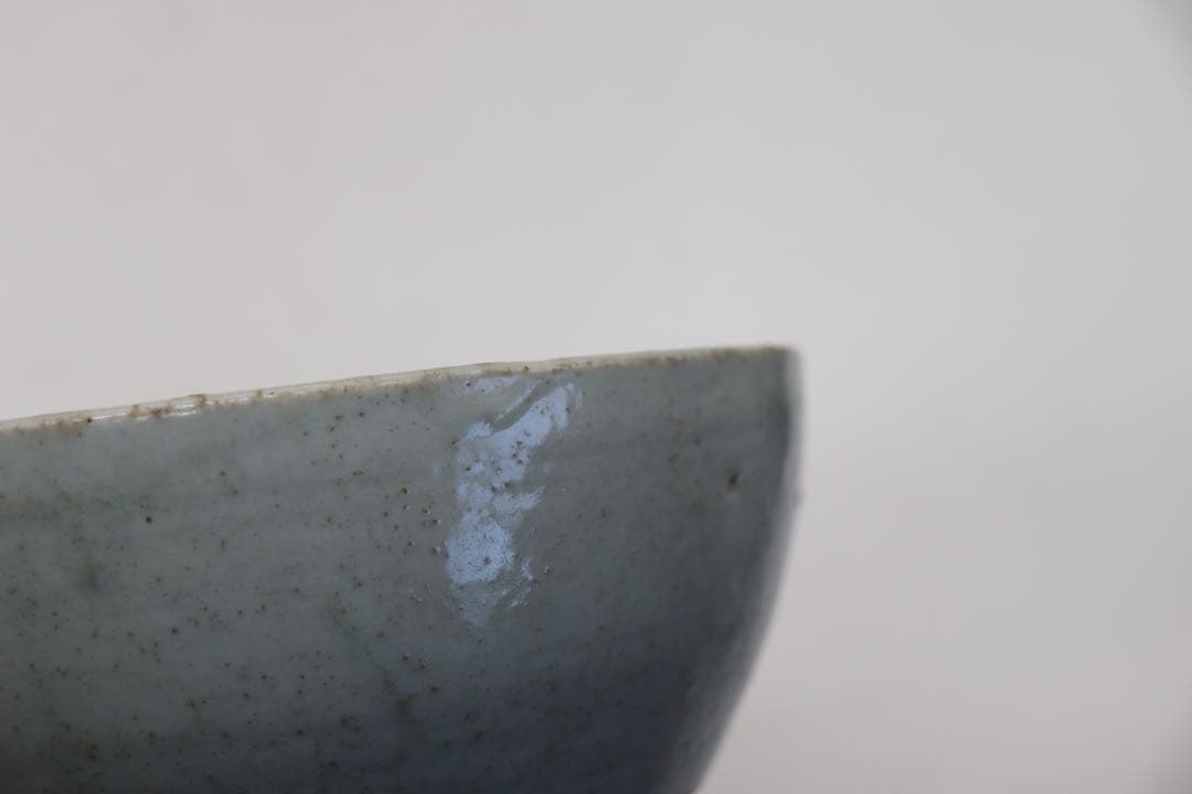 李朝　白磁茶碗　木箱付　送料込み250214