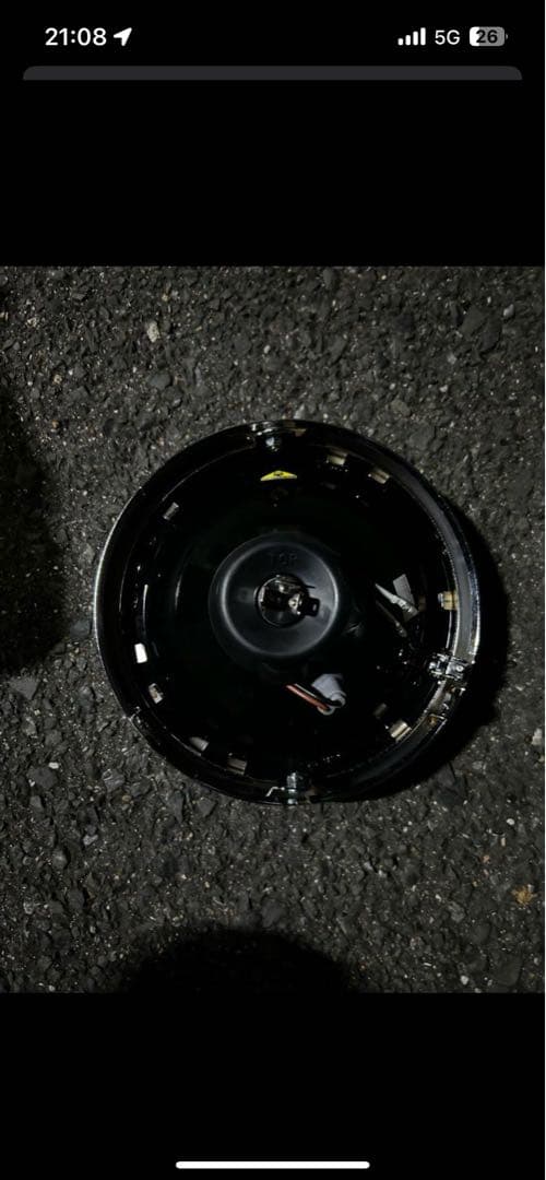 マーシャルイエローヘッドライト