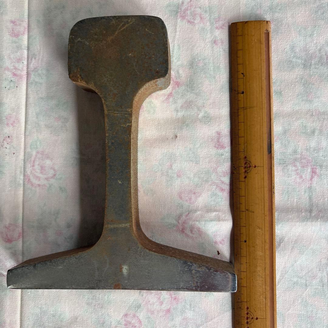 鉄道コレクション、関連グッツ 国有鉄道銘板2枚、 鉄道カットレール2本