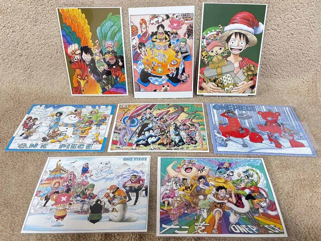 ONE PIECE ベースショップ　ポストカード　コンプリートセット