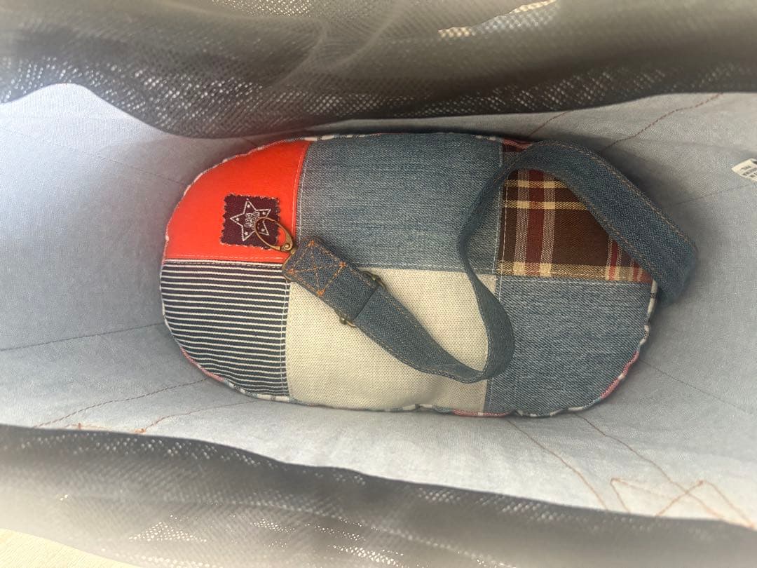 Ragstar デニムキャリーバッグ　犬用 大容量バッグ