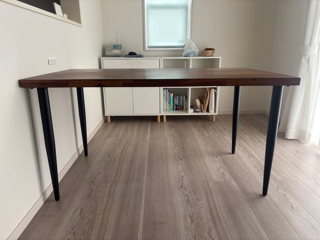 Francfranc レッタ ダイニングテーブル ナチュラル W1400 美品