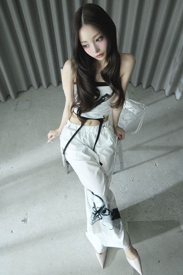 トップス theredthread S print tops charm