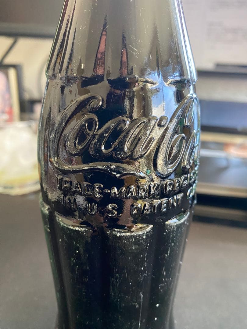 【未開栓!ヴィンテージコカコーラ】1956年製エンボス加工US製CocaCola