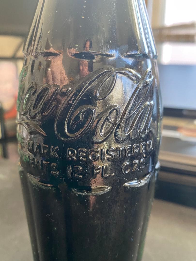【未開栓!ヴィンテージコカコーラ】1956年製エンボス加工US製CocaCola