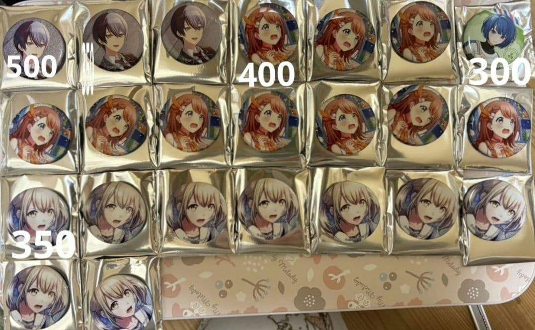 プロセカ 特典 カード 缶バッチ アクスタ パシャこれ 色紙 サンリオ アクキー