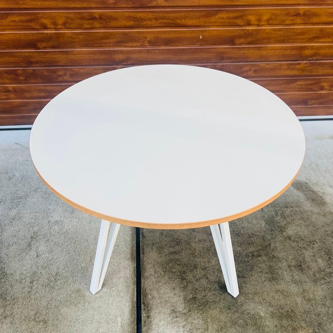 美品 KANADEMONO カナデモノ カフェ テーブル 100cm オーク