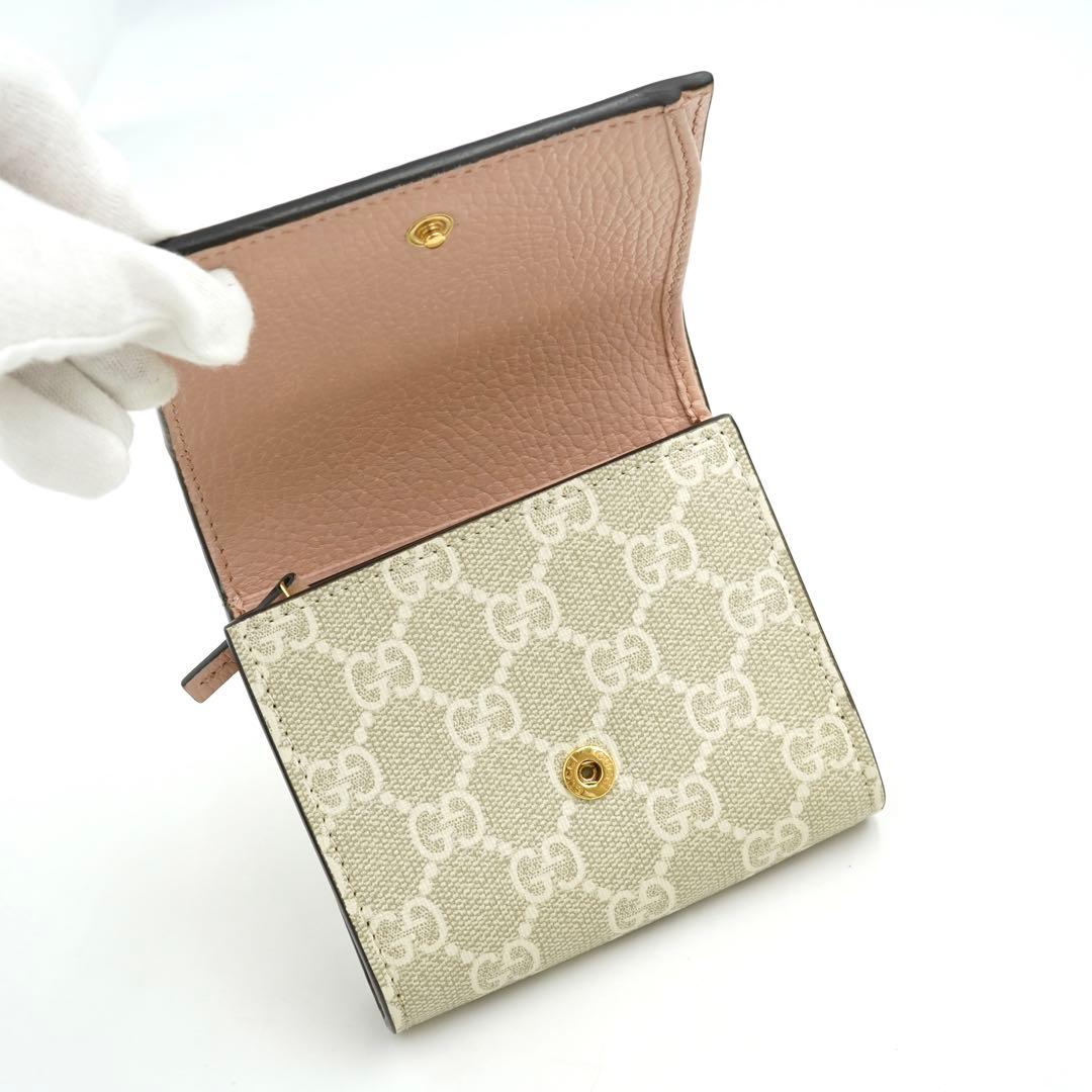 ✨新品未使用・箱付き✨　GUCCI ミニ財布　マーモント　インターロッキング