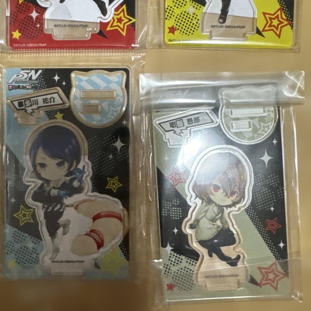 ペルソナ５　ナンジャタウン　アクリルスタンド　全９種　おまけ付　雨宮蓮　明智吾郎
