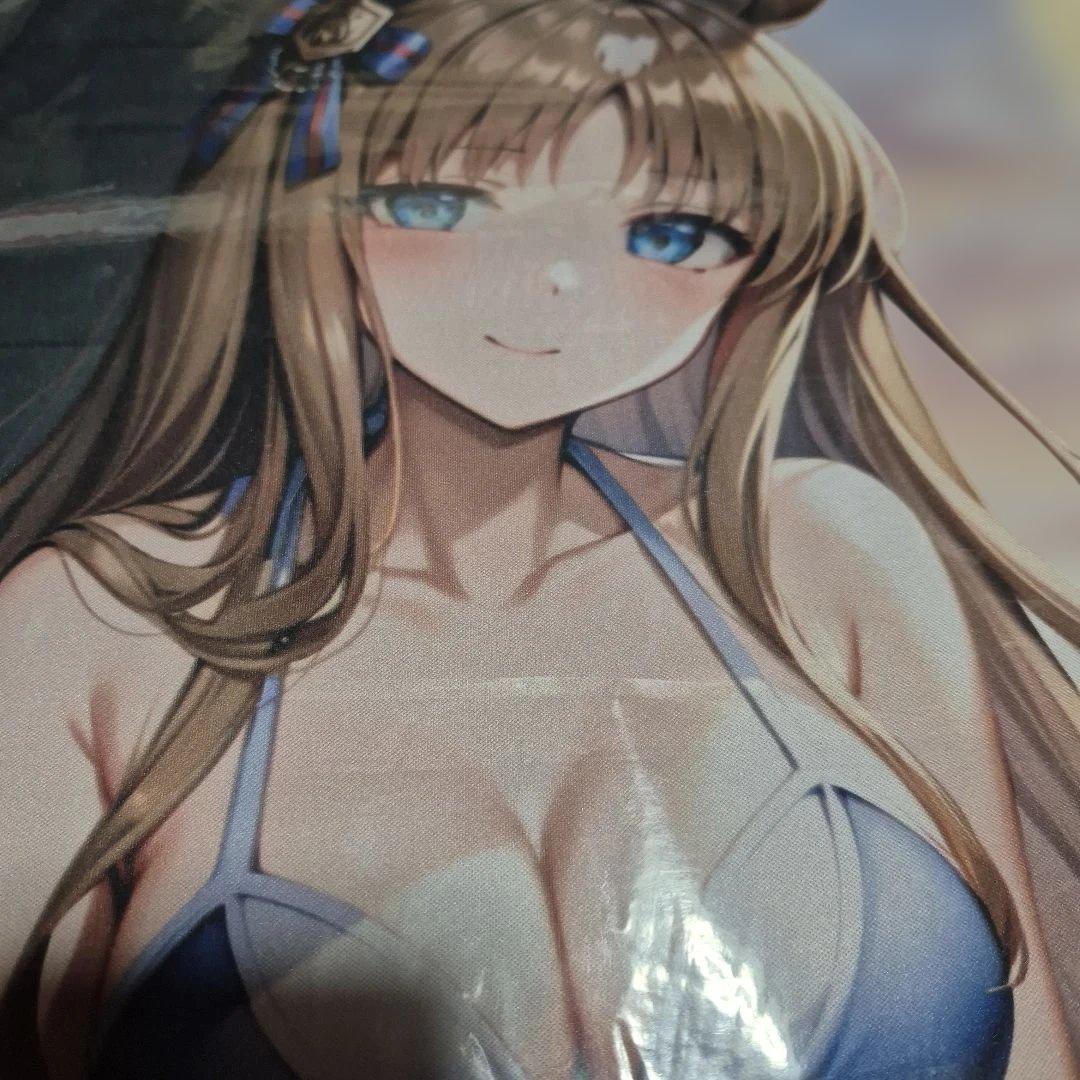 グラスワンダー 水着ビキニ約30×60cmプレイマット、デスクマット。