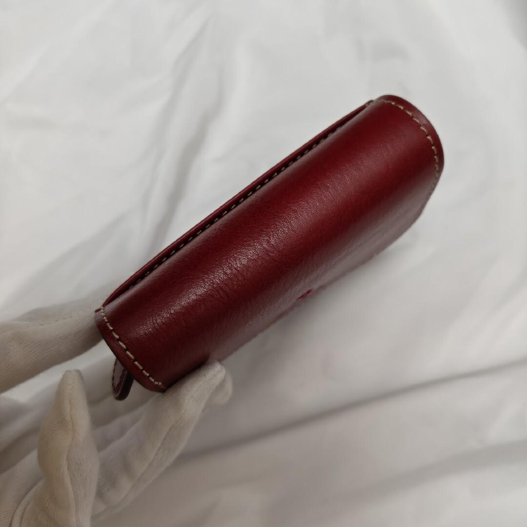 未使用級　ゆべしさん　dakota ２つ折り財布トゥリパーノ　赤