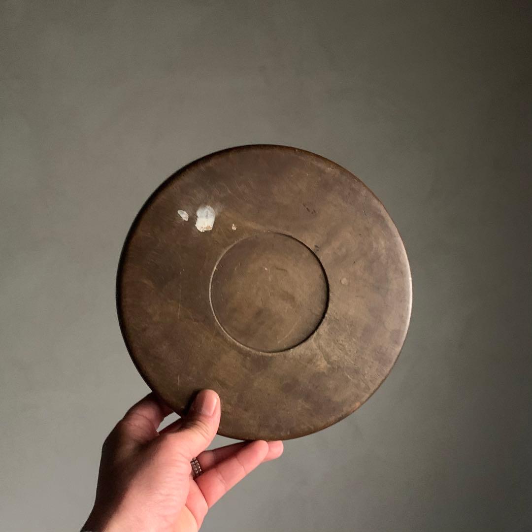 佳き姿の くりぬき盆 小ぶり 古道具 アンティーク