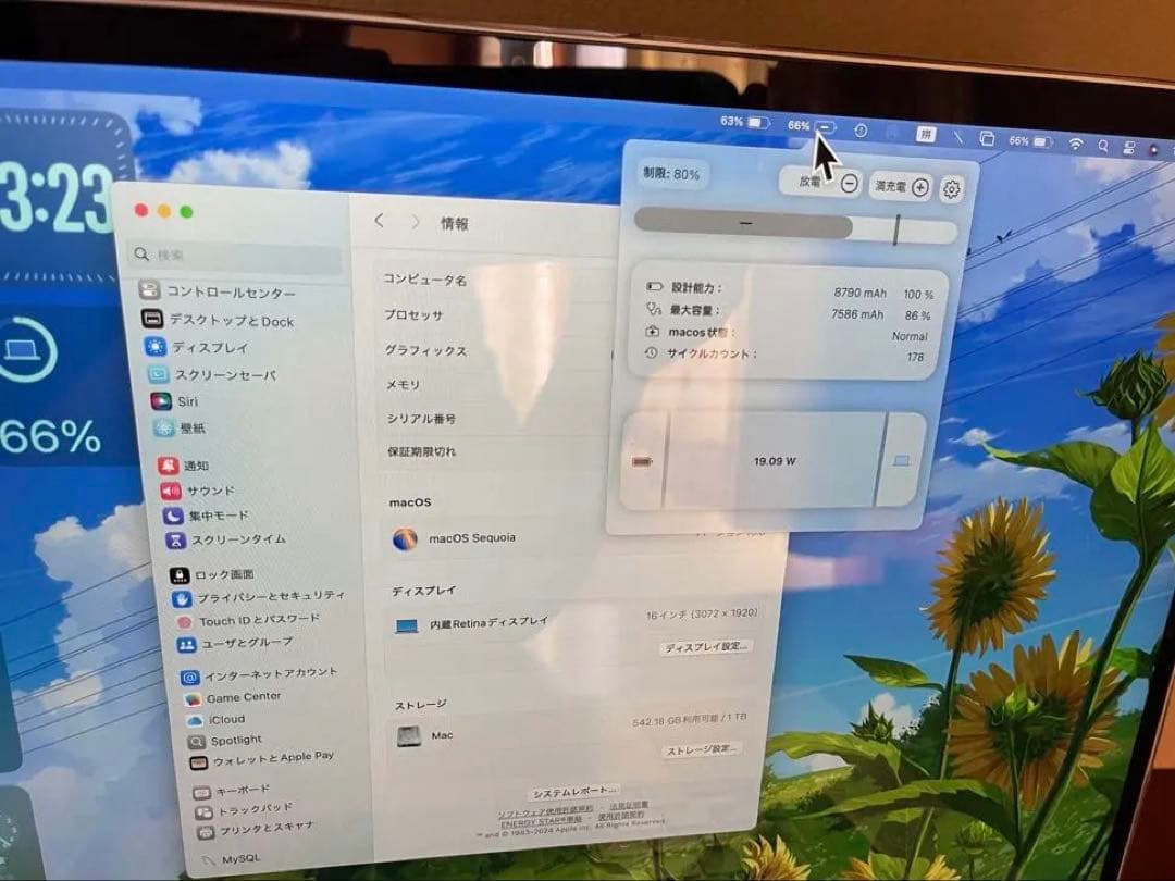 MacBook Pro 16インチ 2019 i9 32GB 1TB 美品