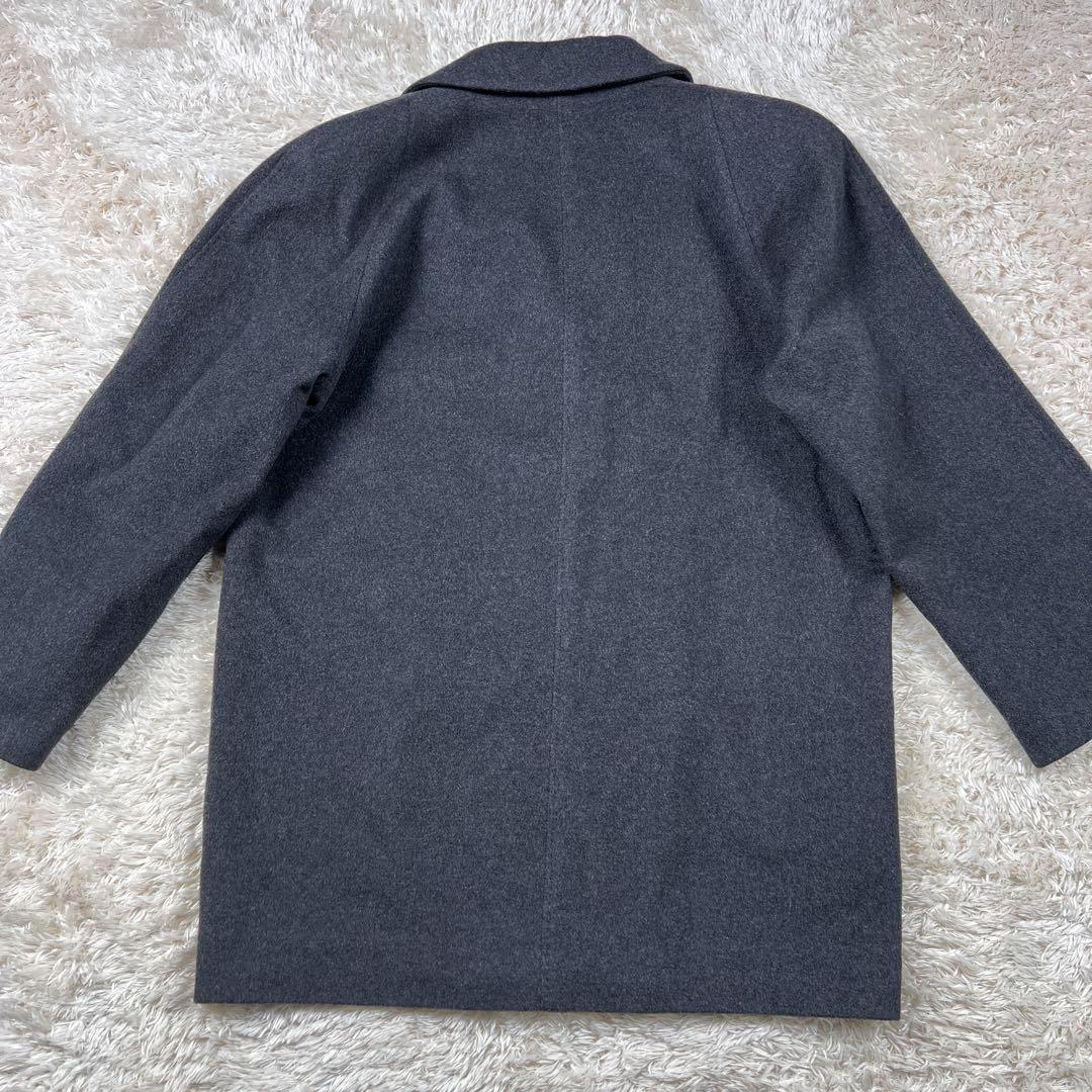 【極美品】クリスチャンディオール　チェスターコート　カシミヤ100%　金ボタン