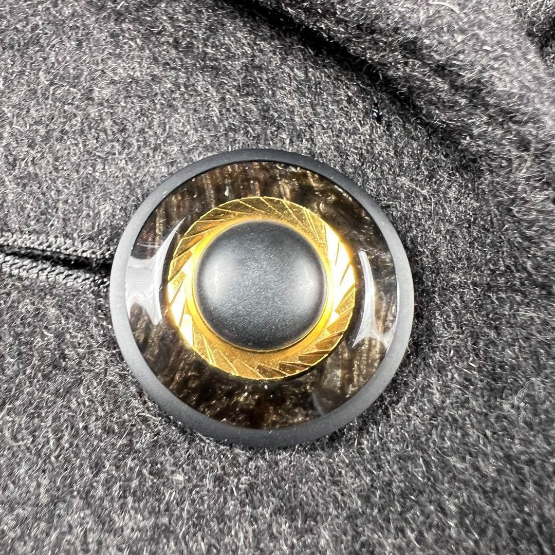 【極美品】クリスチャンディオール　チェスターコート　カシミヤ100%　金ボタン