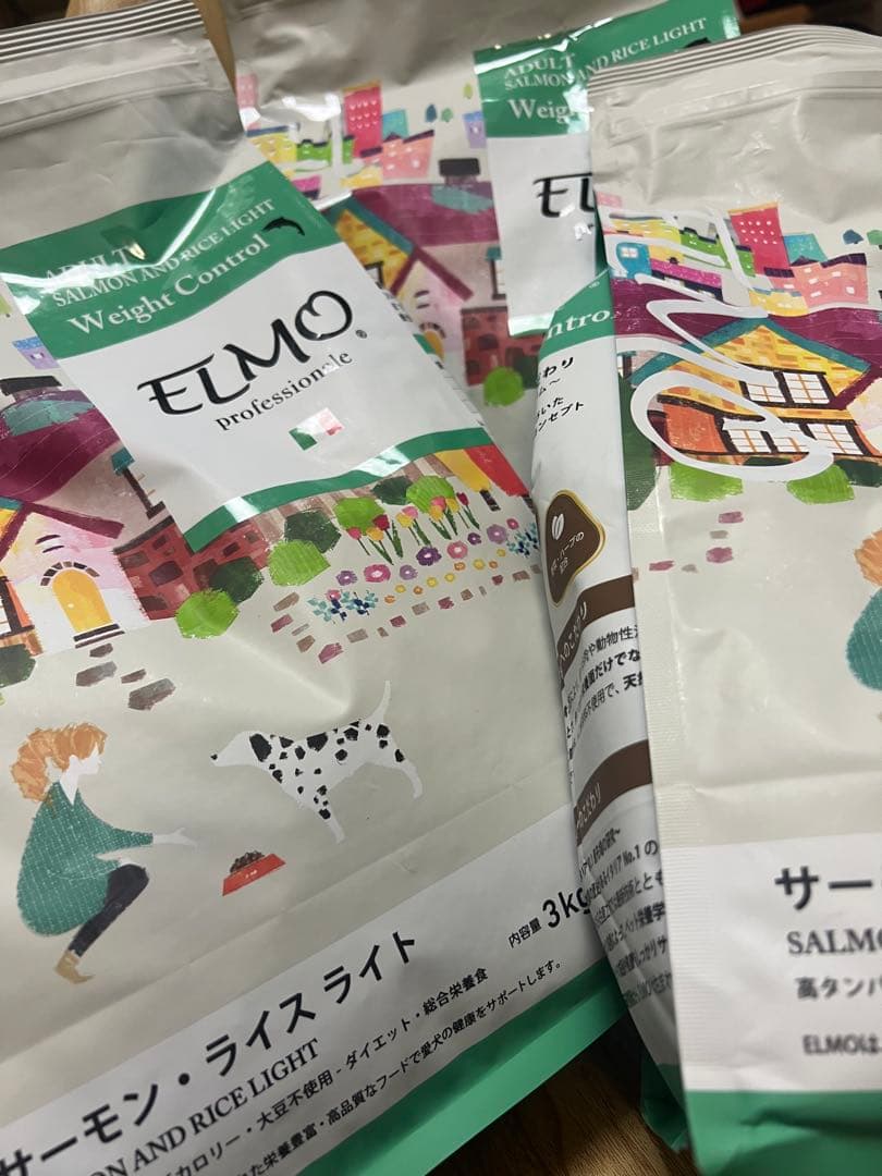 エルモ アダルト サーモン＆ライス ライト プロフェッショナーレ サーモン×3