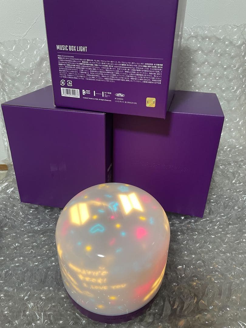 BTS FCジャパン会員限定 ミュージックボックスライト