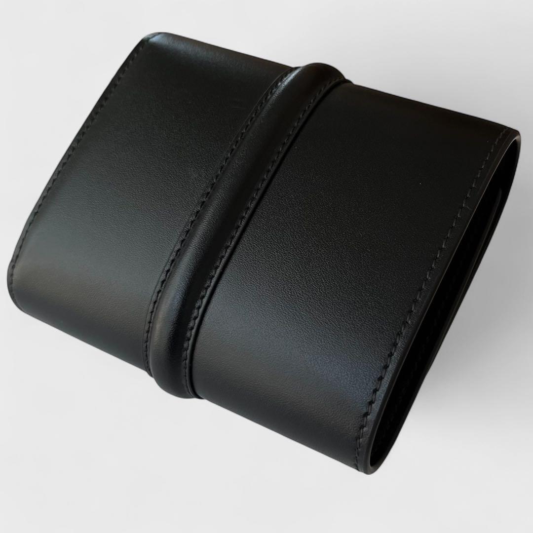 現行モデル 美品 セリーヌ コンパクトウォレット 三つ折り財布 セーズ ブラック