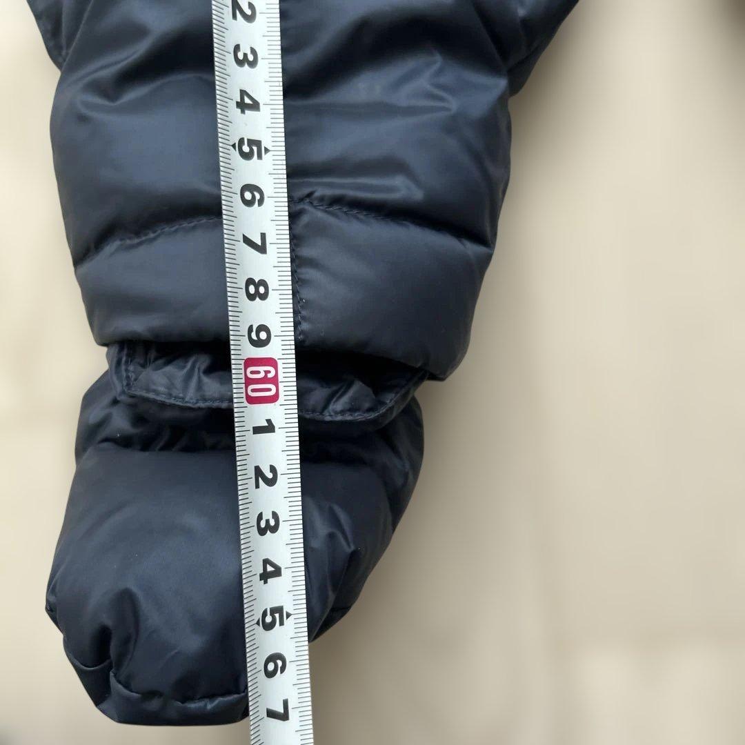 バーバリー　ジャンプスーツ　ベビーアウター　70 80 ネイビー　ダウン