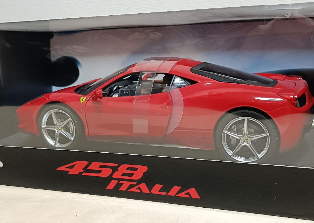 ホットウィール ELITE 【フェラーリ F458 RED】 1/18モデル。