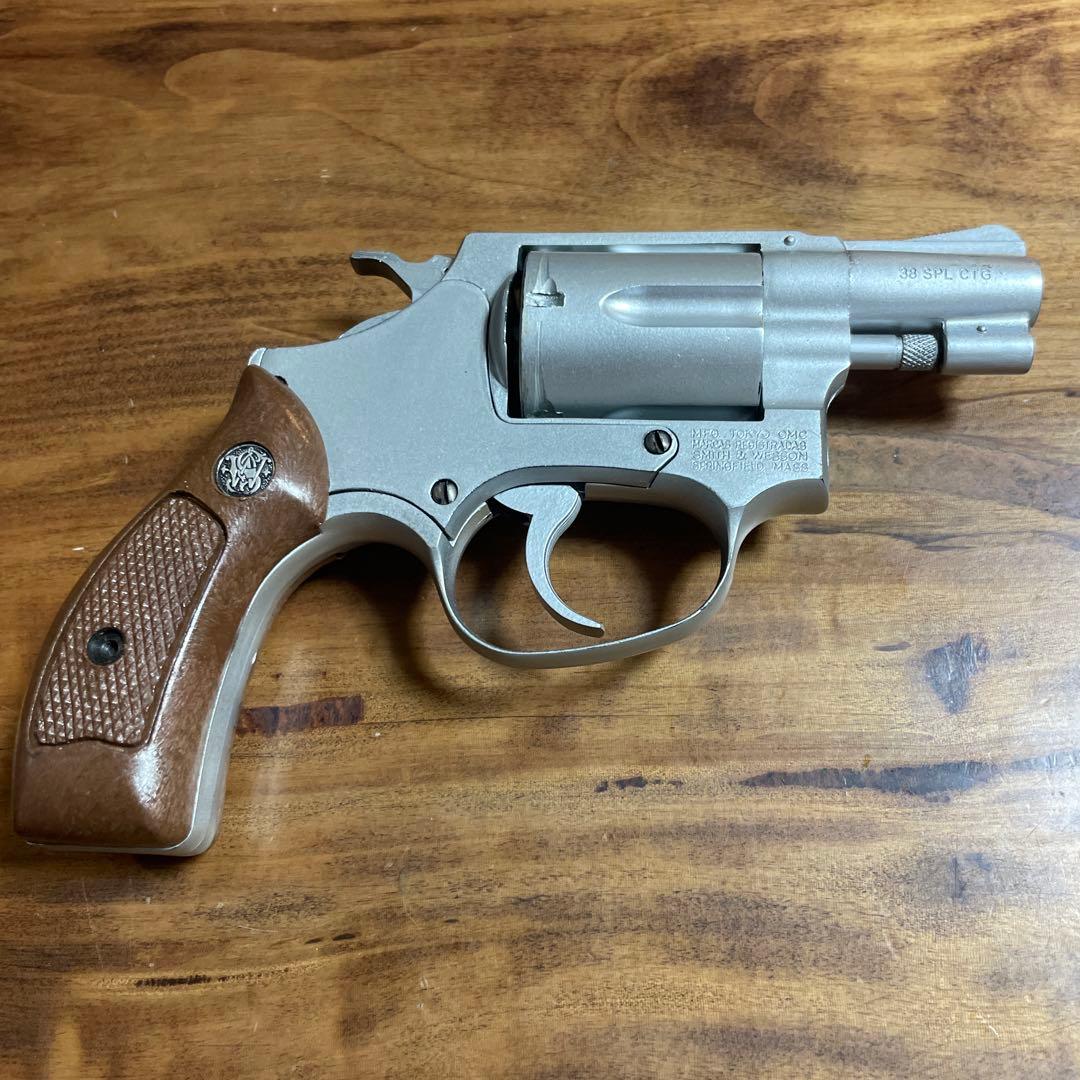 日本製 シルバー リボルバー　MFG 東京CMC スミス&ウエッソン