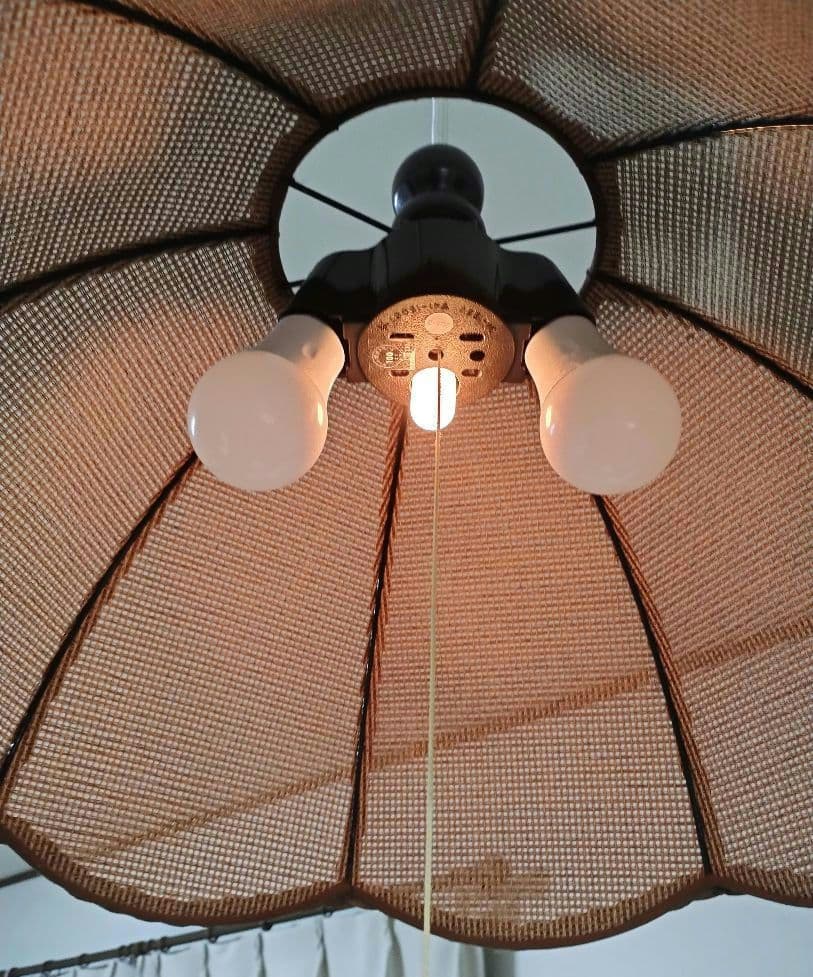 籐ラタン ペンダントライト/ 天井 アンティーク