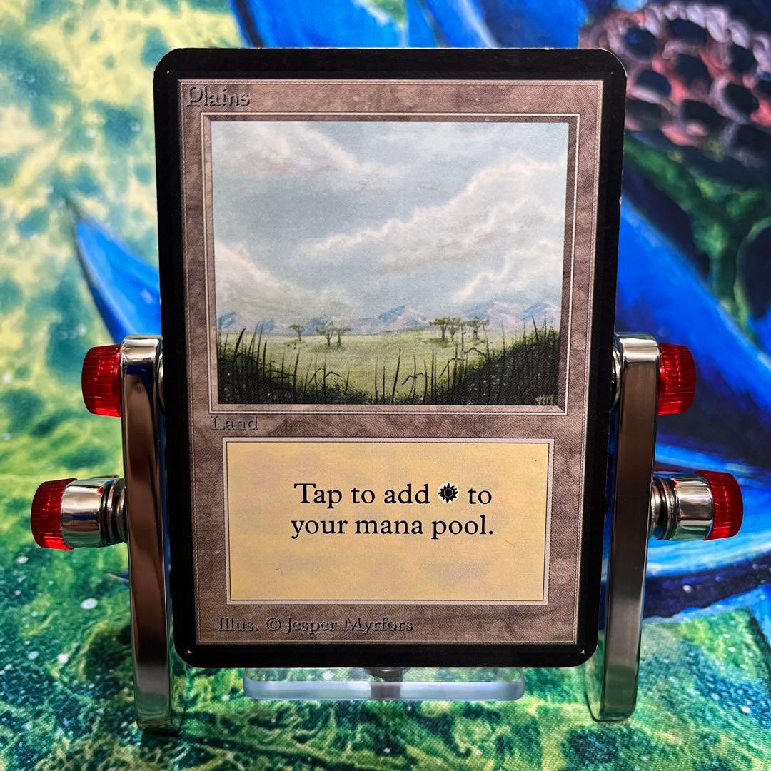 329 《平地/Plains》MTG アルファ　α [LEA] 基本土地