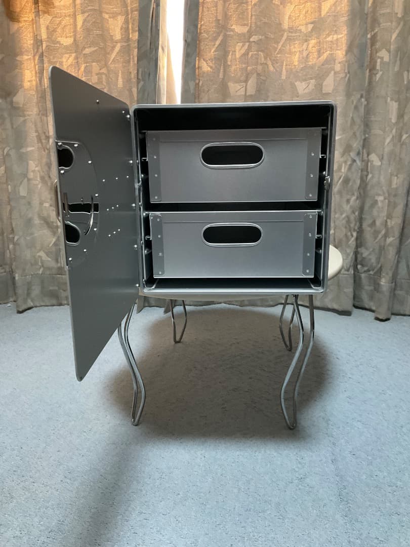 FIELDOOR アルミ ギャレーボックス 28L+アルミトレーセット